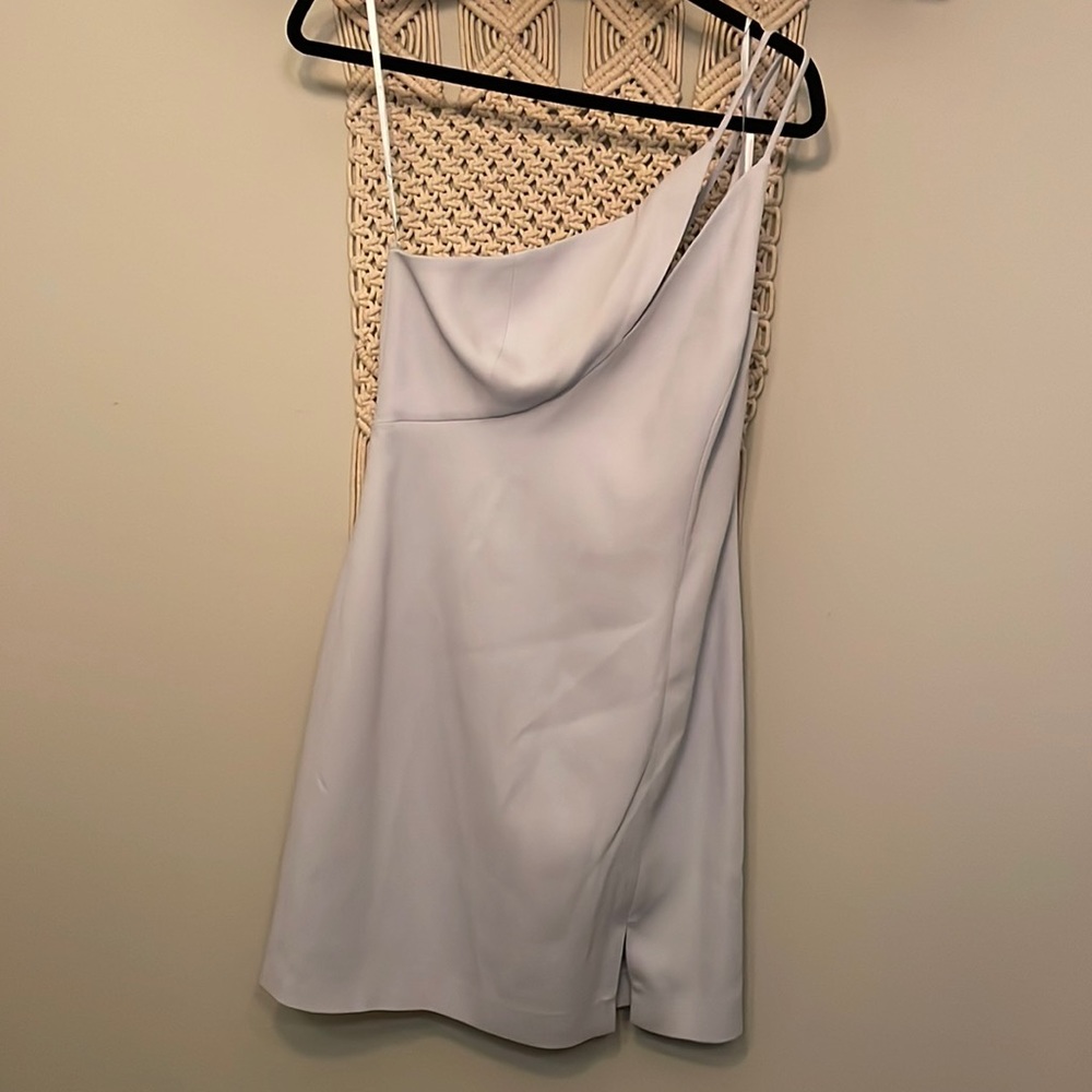 BCBG CUT OUT ONE SHOULDER MINI DRESS